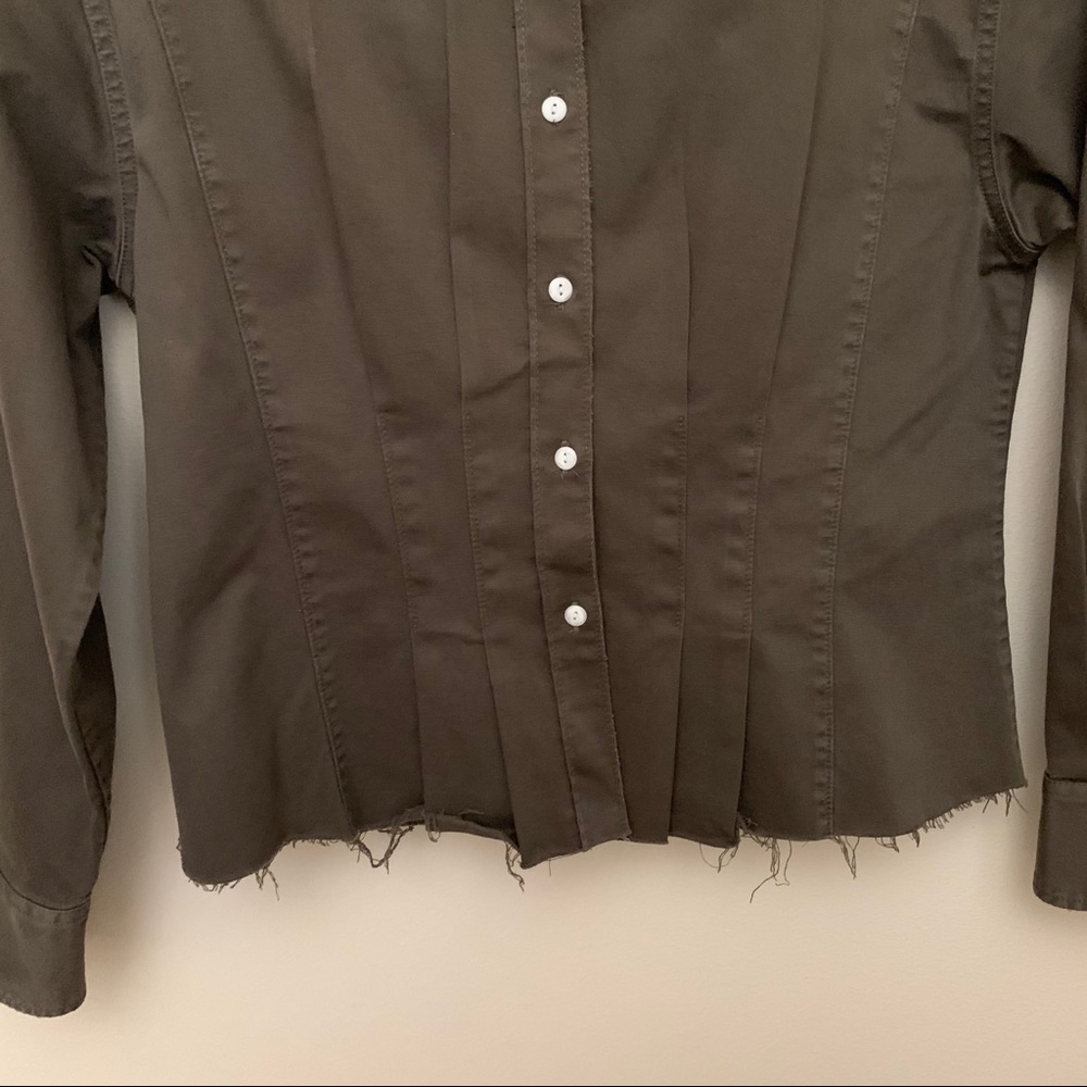 Current/ Elliott The Tella Structured Button Down - image 3